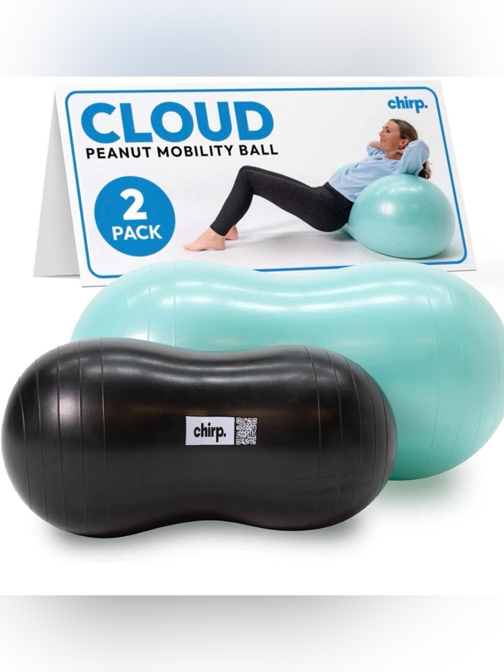 ✨ Chirp Clouds Peanut Mobility Ball 2-Pack | Trigger Point Massage | NEW
